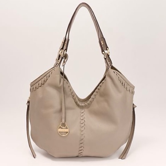 Lodis Handbags - LODIS Medium Whipstitch Leather Tote, Lacey, Ash, NWT